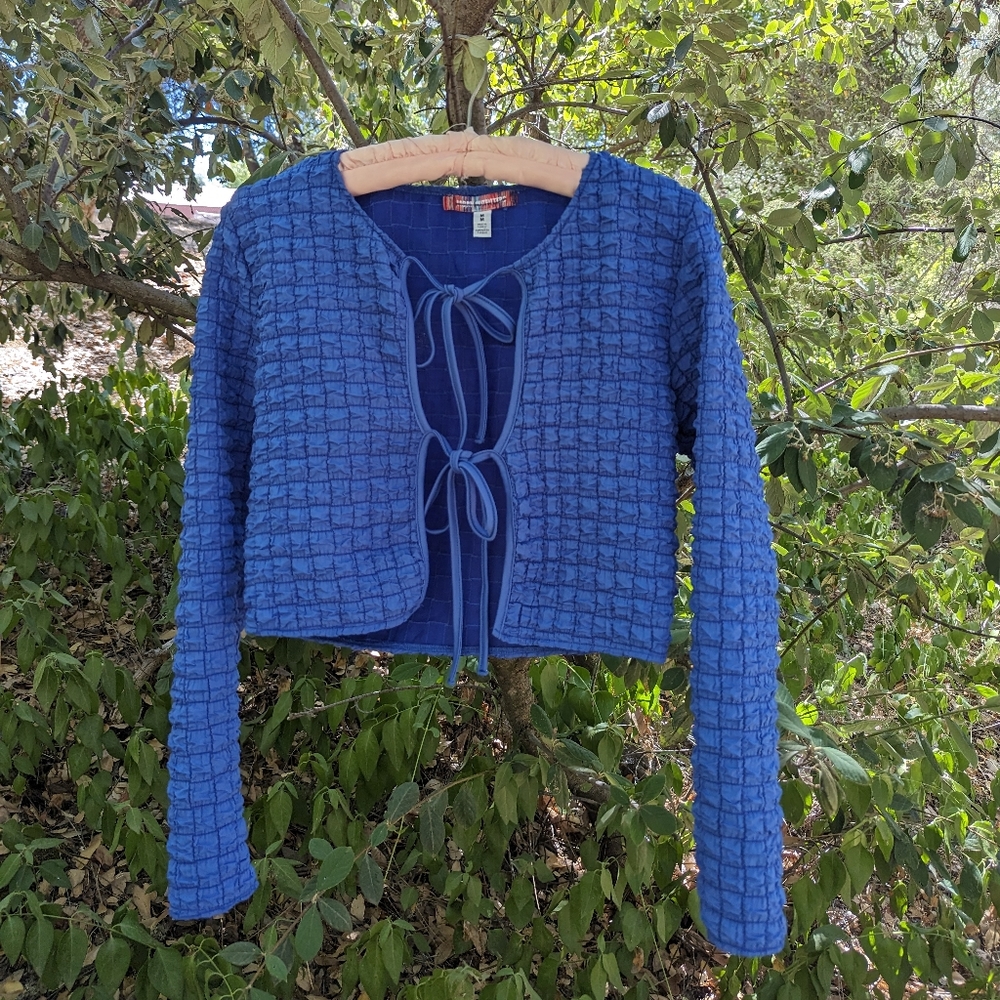 Urban Outfitters Blue Popcorn Mini Jacket